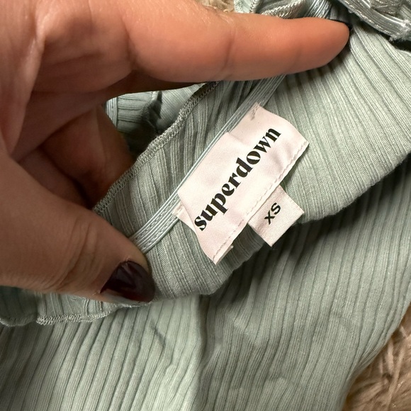 Superdown x Revolve one shoulder long sleeve - Picture 4 of 4